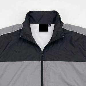 Conjunto de Chaqueta Cortavientos y Pantalones Cortos de Nailon para Hombre, Color Negro y Gris, con Logotipo Personalizado RTS, Transpirable, Clásico, para Verano - Product Image 6