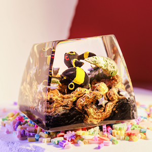 Teclas Artesanales Bosque Místico, Teclas Artesanales Personalizadas, Teclas Anime Lindas, Teclas Verdes, Juego de Teclas, Teclas de Madera - Product Image 3