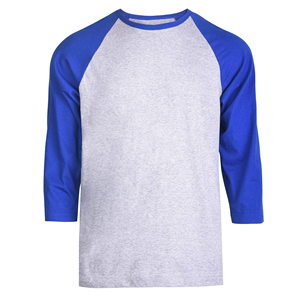 Camisetas Raglán de Manga Tres Cuartos para Hombre, al por Mayor, Lisas, Clásicas, con Contraste de Color, Estilo Béisbol, con Logotipo Personalizado - Product Image 4