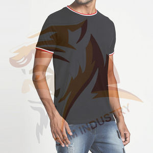 Camisetas de algodón 100% para hombre al por mayor, mejor precio, MOQ bajo, logotipo personalizado, servicios OEM y ODM. - Product Image 4