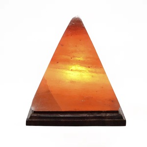 Lampe pyramide en sel de roche naturel, éclairage décoratif, fabricant OEM ODM - Product Image 1