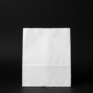 Sacs en papier kraft blanchi à fond carré, qualité vierge, recyclables - Product Image 1