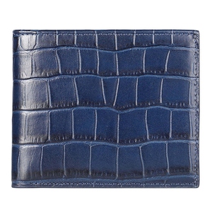 Portefeuille en cuir véritable de crocodile unisexe, style luxueux et fin, protection RFID, fermeture à glissière, écologique, durable, fait main, classique - Product Image 6
