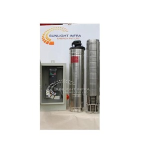 SUNLIGHT INFRA ENERGY PRIVATE LIMITED Domestic Agricultural Use 160V DC Metal <b>Solar</b> Water <b>Pump</b> High Pressure 1.5 HP - Product Image 2
