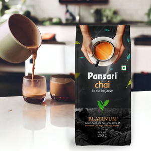 Pansari Platinum Chai Black <b>Tea</b> 250g Loose Leaf Premium CTC Blend with Long Leaves - Product Image 5