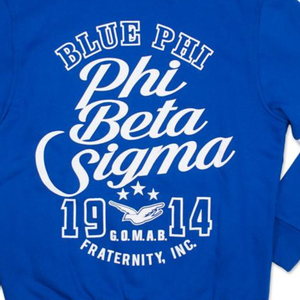 Sudadera con capucha y cremallera azul real Phi Beta Sigma con escudo griego para hombre, sudadera con capucha de fraternidad, chaqueta informal de forro polar - Product Image 5