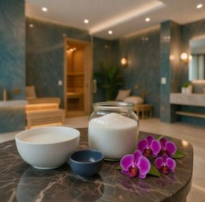 Sal de Baño Natural Ecológica del Himalaya, Piedra de Spa, Mezcla de Cristales Orgánicos con Esencia de Menta para una Frescura Refrescante y Cuidado Suave de la Piel - Product Image 6