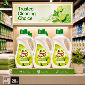Advanced Lime Liquid <b>Laundry</b> <b>Detergent</b> | Strong Cleaning Formula for Fresh Bright Fabric Care Use | Deep Clean Solution Plus - Product Image 2