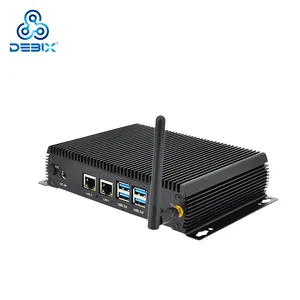 4GB LPDDR4 16GB EMMC ARM 8th Gen Cpu Nxp Imx8m Plus Mini Fanless Box PC LPDDR4 EMMC Industrial PC