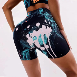 Women's Plus Size 2 Piece <b>Yoga</b> <b>Set</b> Mid Waist Shorts Others Strap Quick Dry Waterproof Activewear Sports Bra <b>Set</b> - Product Image 3