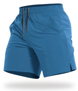 Shorts de sport personnalisés pour hommes, en toile, pour la course et la plage, doux, respirants, tendance, décontractés, avec cordon de serrage, mi-longs - Product Image 1