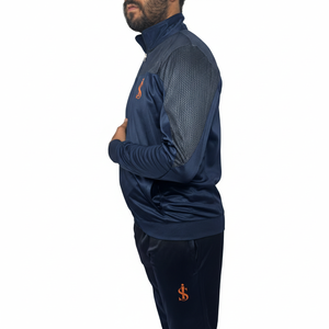 ชุดวอร์มแฟชั่นผู้ชาย พิมพ์โลโก้เองได้ ชุดวอร์มออกแบบเองสำหรับผู้ชาย ชุดวอร์มคุณภาพดีที่สุด ระบายอากาศได้ดี เหมาะสำหรับการฝึกซ้อม - Product Image 3