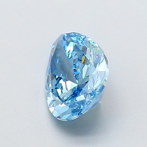 เพชรเพาะเลี้ยงสีน้ำเงินสดใส ระดับความสะอาด VVS2 ขัดเงาอย่างดี คุณภาพพรีเมียม หรูหรา แบบเม็ดเดี่ยว - Product Image 3