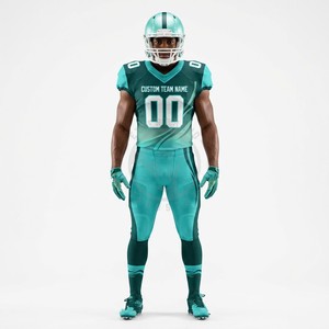 Uniformes de football personnalisés pour la pré-saison avec graphiques d'équipe, coupe athlétique, maille extensible, commandes en gros - Product Image 1