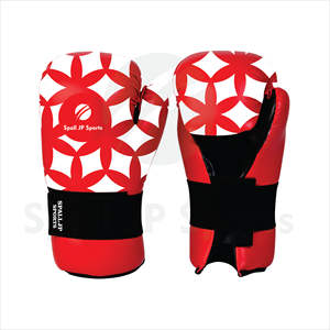 ถุงมือกึ่งคอนแทคคุณภาพสูงแบบสั่งทำพิเศษ ดีไซน์เปิดมือ หนังแท้ สายรัดข้อมือปรับได้ ถุงมือกึ่งคอนแทคสำหรับศิลปะการต่อสู้ - Product Image 2