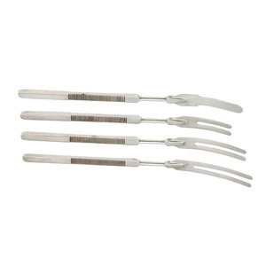 Retracteur orbital malléable de grande taille avec lame à pointes de 2 mm x 4 mm x 42 mm, longueur 162 mm, pour retrait de couvercle - Product Image 3