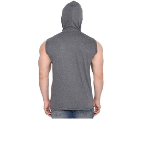 <b>Men's</b> Sleeveless Hoodie Fitness Cotton Activities Running Gym Training Sleeveless <b>Pullover</b> <b>Men</b> Sleeveless Hoodies - Product Image 3