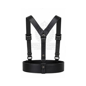 Ceinture Sam Browne en cuir durable avec sangle réglable et design classique pour tenues formelles et événements - Product Image 4