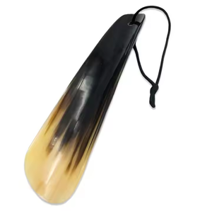 Chausse-pied artisanal en corne de buffle écologique de haute qualité avec long manche et prise ergonomique pour un enfouissement des chaussures sans effort - Product Image 4