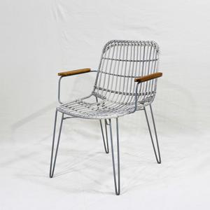 Comhome เก้าอี้หวายพลาสติกทนทานเฟอร์นิเจอร์ห้องนั่งเล่นที่ทันสมัยพร้อมหมอนอิงลึก - Product Image 6