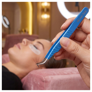 Stainless Steel 90 Degree Boot Fiber Tip Eyelash Tweezer Volume Fan and Classic <b>Lash</b> Tweezers Set <b>Lash</b> Technician Tweezer <b>Kit</b> - Product Image 6