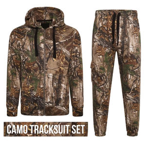 Combinaison de chasse camouflage légère et respirante de haute qualité pour hommes avec veste à capuche et pantalon, ensemble de chasse pour hommes - Product Image 2