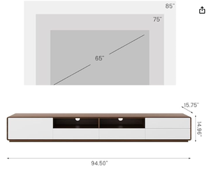 Modern Simple Style High-End <b>TV</b> Stand Formaldehyde-Free Eco-Friendly Living Room Furniture Color Splicing for Home Warehouse Use - Product Image 4