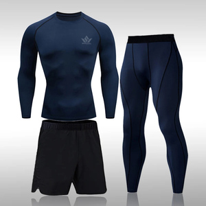 Ensemble de yoga 2 pièces pour femme : Soutien-gorge de sport à col rond et short taille haute extensible, respirant et à séchage rapide, pour le fitness et les activités sportives - Product Image 2