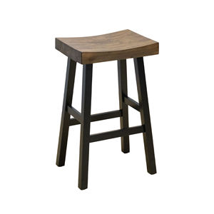 Tabouret de bar en bois brun-rouge moderne de haute qualité Bistro Elegance, export direct du fabricant vietnamien, emballage en cartons 5 couches, pour salle à manger - Product Image 4