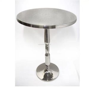 Modern Round Brass Coffee <b>Table</b> with Metal Top Custom Color Contemporary Living Room Furniture - Product Image 5