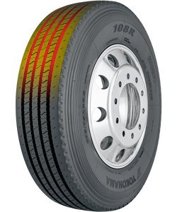 Neumático Radial Sin Cámara para Remolque 11R24.5, Todas las Posiciones, H/16PLY, SmartWay, Aprobado por DOT, para Operaciones Urbanas y Regionales - Product Image 2