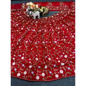 Trending Polyester Lehenga Choli & Dupatta Set with <b>Sequins</b> Embroidery Work for Weddings - Product Image 2