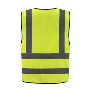 Gilet de sécurité haute visibilité en matériau réfléchissant pour la protection sur site, travaux d'ingénierie civile et industriels - Product Image 2