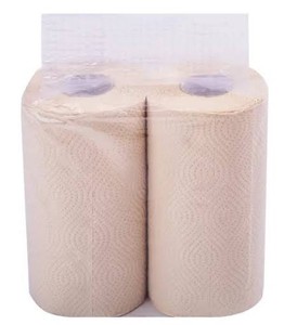 High Quality EcoTurtles Eco-Friendly 2 Ply Kitchen Paper Towel Roll with Absorbent Bamboo/Virgin Wood <b>Pulp</b> Material - Product Image 4