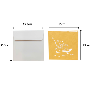 Carte pop-up 3D Bateau de pêche Père et fils Carte pop-up faite à la main 3D et enveloppe Cartes de vœux 3D pour la fête des pères Cartes 3D pop-up - Product Image 3