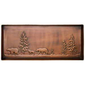 Bandeja para botas de madera estilo rústico con base de baldosas, elevada y decorativa, organizador de zapatos para recibidor y cuarto de servicio, elemento decorativo para el hogar - Product Image 4