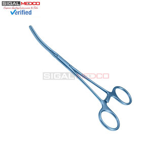 Pinza Pediátrica Cooley de 6.75 Pulgadas (17 cm), Pinza Manual Curva Atraumática con Mordazas de Acero Inoxidable, Certificación CE, Uso Cardiovascular, Duradera - Product Image 6
