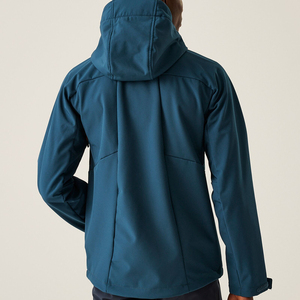 Men's Stylish Lightweight Outdoor Sports <b>Soft</b> <b>shell</b> <b>Jacket</b> with Zipper Waterproof <b>Hooded</b> Hiking Camping Coat - Product Image 6