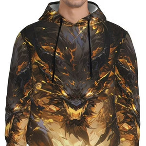 Sweats à capuche pour hommes avec sublimation, design personnalisé, imprimé intégral - Product Image 2