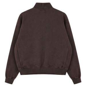 Conjunto de Chaqueta y Pantalones Deportivos para Hombre, Estilo Casual, de Algodón, con Cuello Alto y Cierre de Cremallera, Color Marrón Lavado, Estilo Urbano - Product Image 2