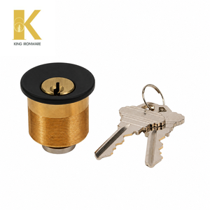 Serrure à mortaise cylindrique standard américaine 25 mm, gorge de clé SC, bronze huilé, logo OEM personnalisé, usage commercial et résidentiel, 5 broches ANSI - Product Image 4