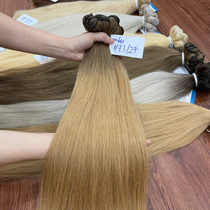 Extensiones de Cabello Humano Vietnamita con Trama de Color, Liso Natural, Súper Doble Trama, Multicolor, Listo para Enviar, Proveedor Mayorista - Product Image 3