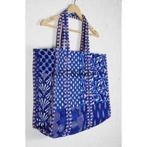 Bolso Tote Acolchado de Algodón con Estampado Floral, Hecho a Mano, Estilo Vintage, para Mujer, con Parte Superior Abierta, para Llevar al Hombro, Reutilizable, Ligero, para Primavera y Otoño - Product Image 4