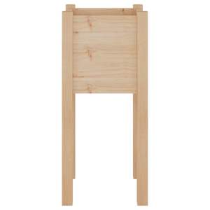 Ensemble de 2 jardinières en bois de pin massif 12,2 po x 12,2 po x 27,6 po pour pots de fleurs et jardinières - Product Image 5