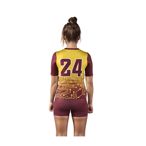 Uniforme de Voleibol Sublimado para Mujer, Diseño Personalizado, Uniforme de Voleibol Sublimado para Mujer, Ropa Deportiva sin Mangas para Equipo - Product Image 2