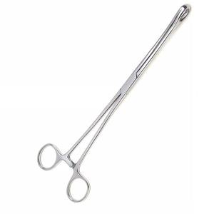 Pinzas de Esponja Foerster, Rectas, con Mordaza Serrada, 24 cm, Reutilizables, de Acero Inoxidable, Instrumento Quirúrgico para Cirugía General, BSI-10060 CE - Product Image 1