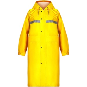 Imperméable une pièce longue coupe trench pour livraison, randonnée, cyclisme – Tissu polyester doux – En stock - Product Image 1