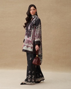 Robes décontractées pakistanaises et indiennes de qualité supérieure pour femmes, Nouveautés 2026, Salwar Kameez en tissu Lawn, ODM 2010 - Product Image 4