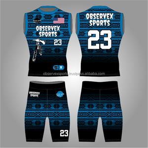 7v7 Uniform Best <b>Compression</b> Fit Fully Sublimation Flag Football Uniform Moisture Wicking Breathable 7on7 Uniform - Product Image 1