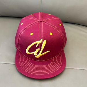 Gorra Unisex Get Loco Color Granate, 100% Algodón, Estilo Snapback, 6 Paneles, Logotipo Impreso por Transferencia de Calor, Estilo Urbano, Casual - Product Image 2